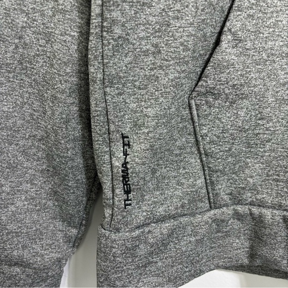Nike Men's Therma-Fit Hoodie Sweatshirt Small Gray Athletic Athleisure Gym - Picture 3 of 10